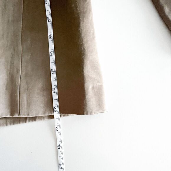 ZARA Men's Suit Jacket Notch Collared Front Pockets Lined Satin Brown Gold US 42 - Picture 7 of 9